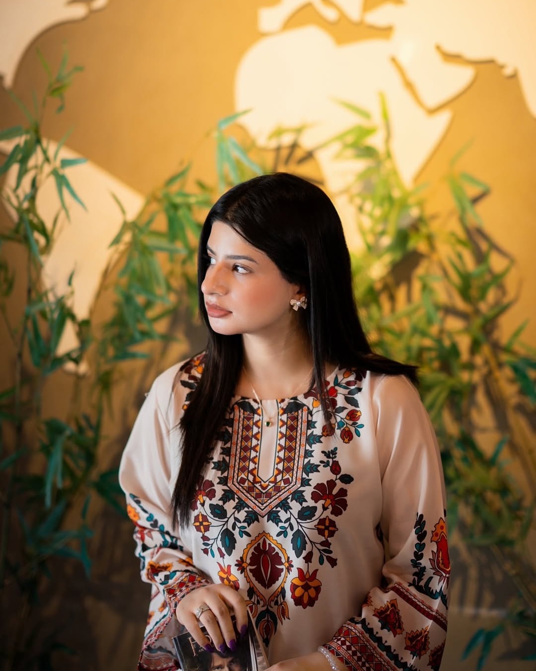 Cream Floral (2.Pcs)