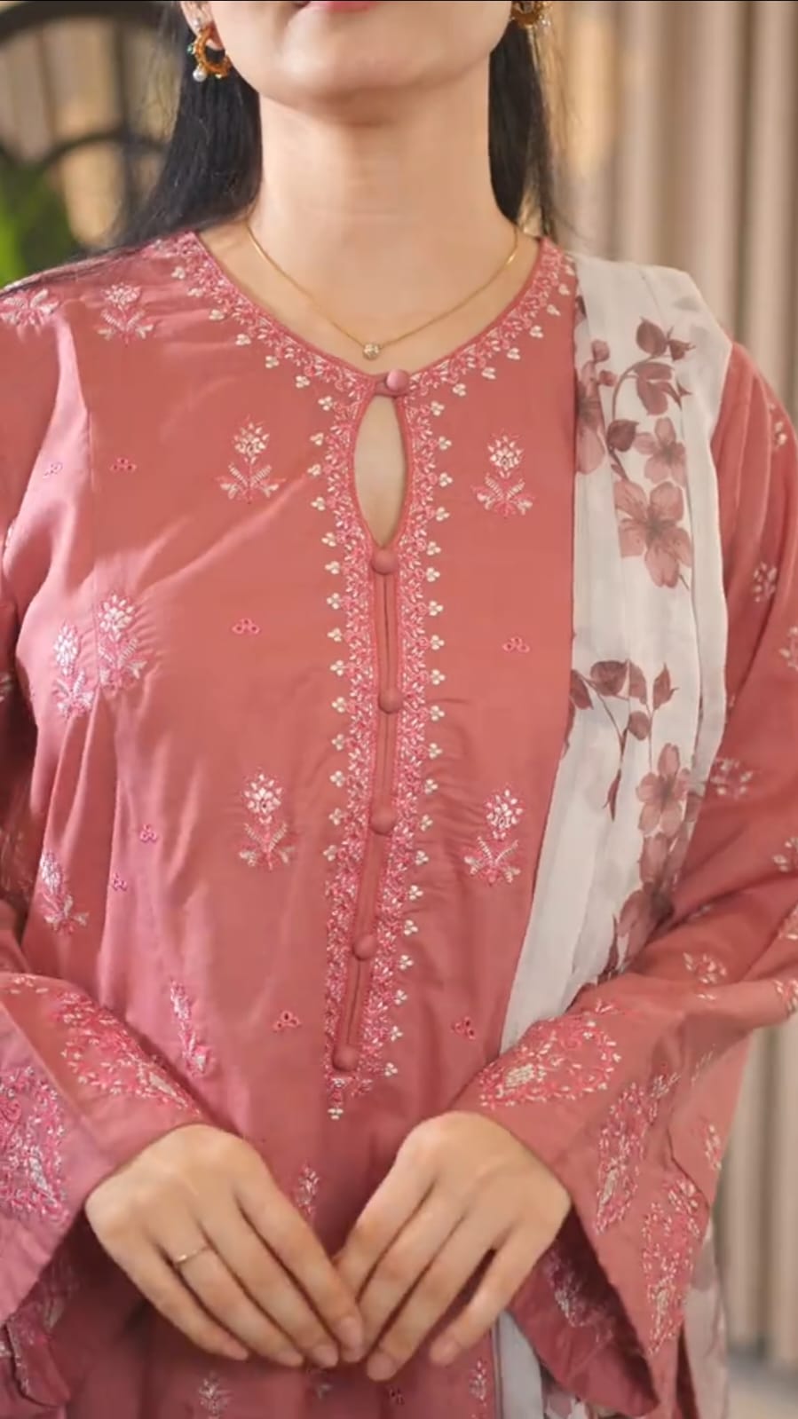 Charmer {Embroidery 3.Pcs with Farshee Shalwar}