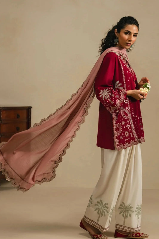 Gulali (Embroidery 3.PCs with Farshee Shalwar)