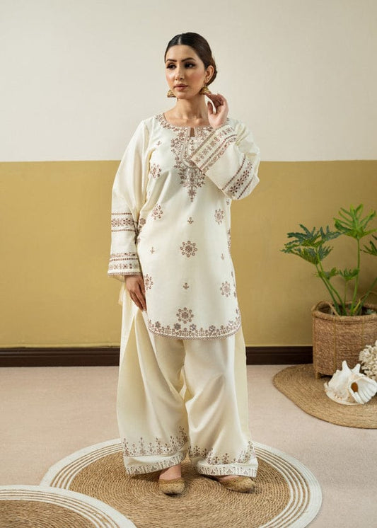 Ivory Charm (Embroidery 2.PCs)