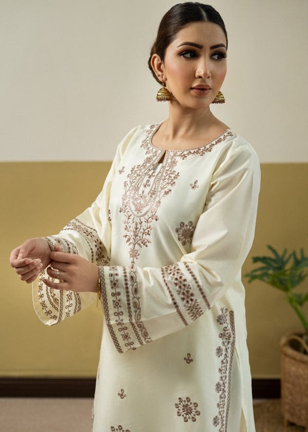 Ivory Charm (Embroidery 2.PCs)