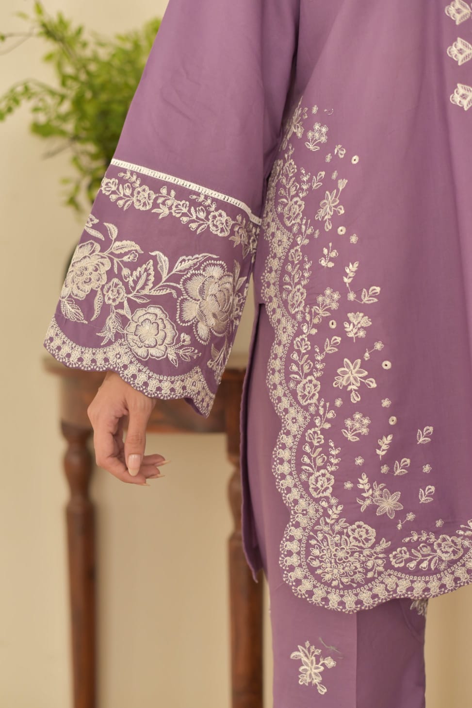 Lavender Grass (Embroidery 3.PCs)