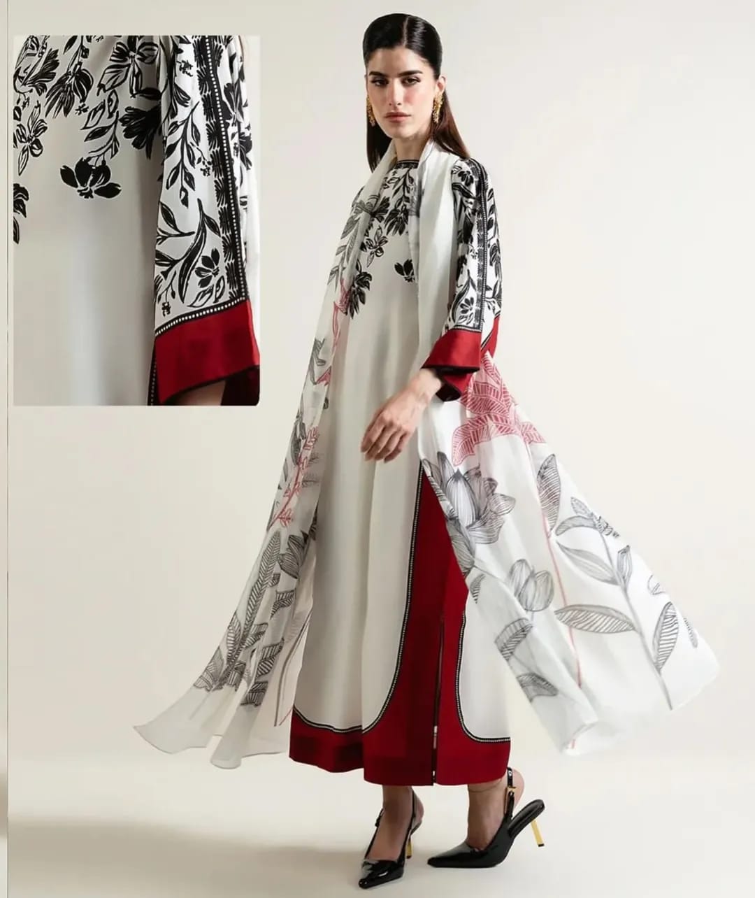Rose Kaftan (3.Pcs)