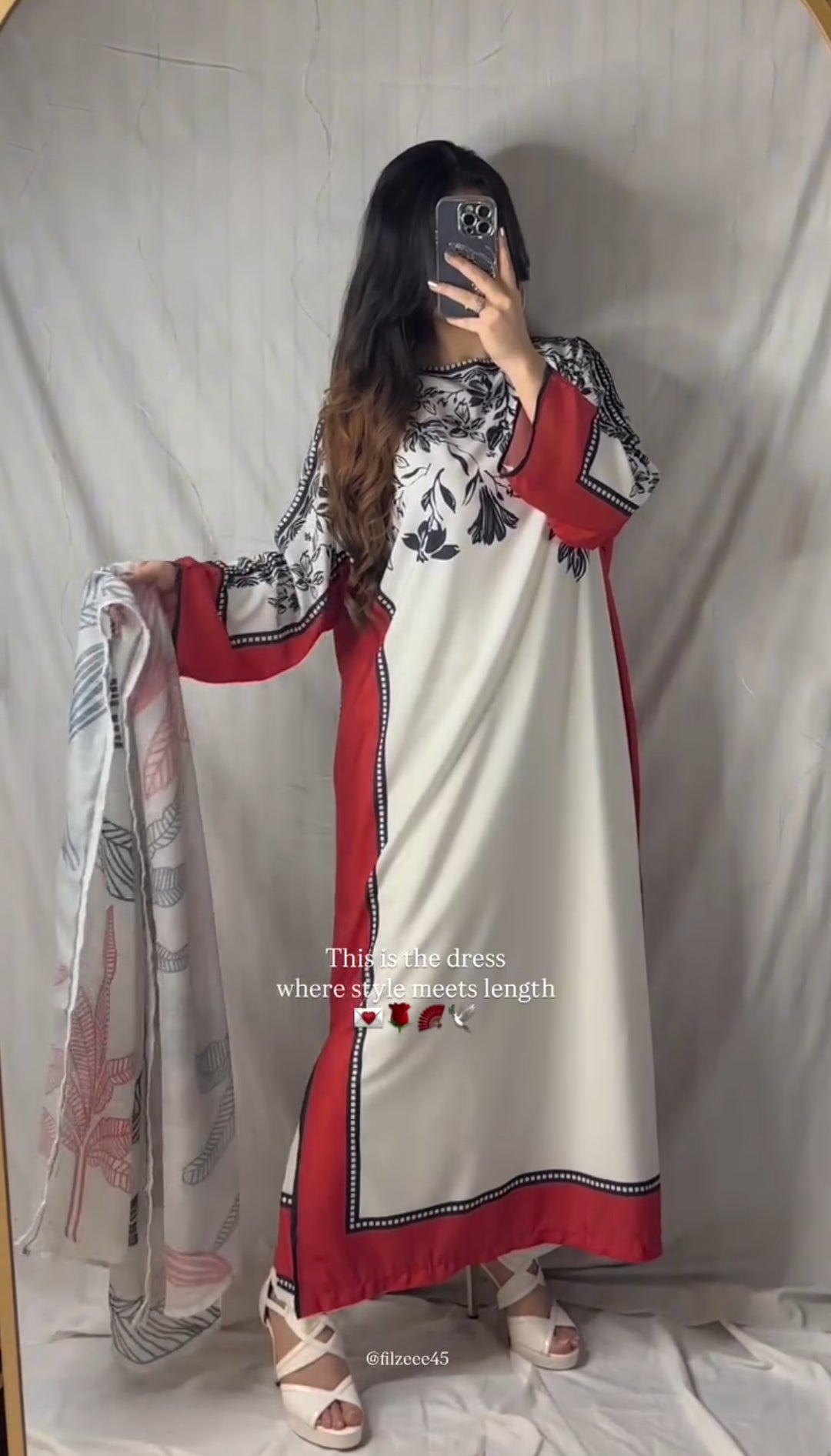 Rose Kaftan (3.Pcs)