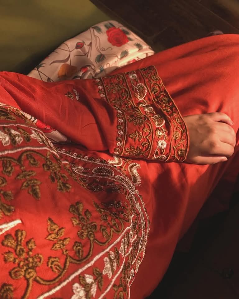 AYAT - EMBROIDERED WITH DIGITAL SHAWL (3.Pcs)