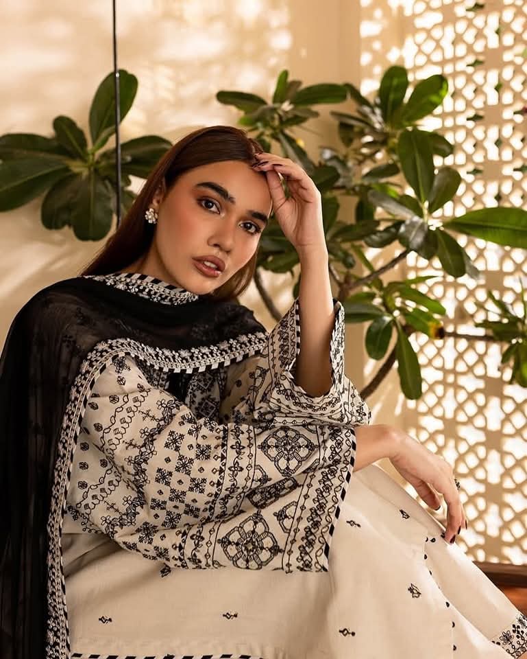 Arfa Embroidered in Long Length (3.Pcs)