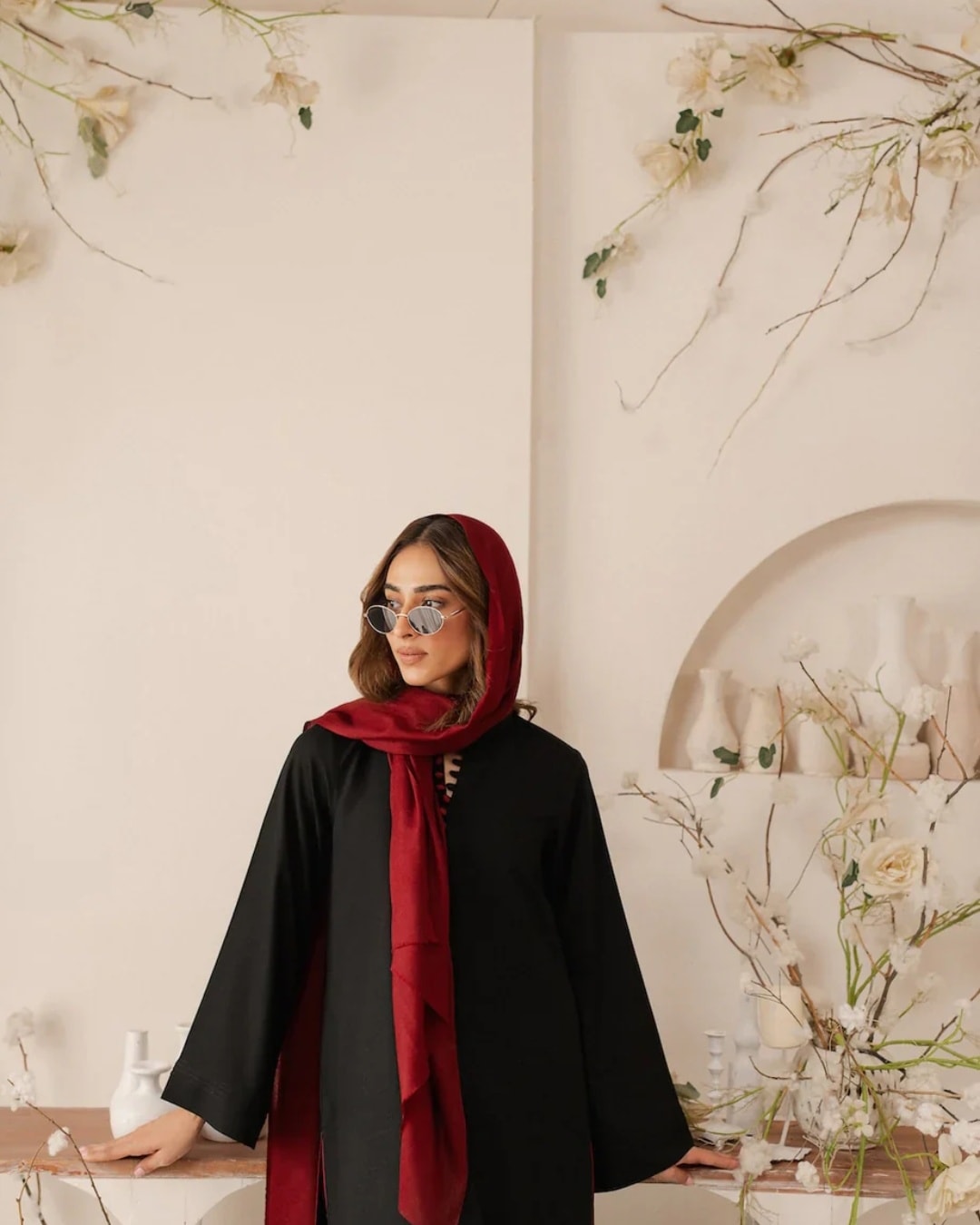 Black Storm (Embroidery 3.Pcs with Shawl)