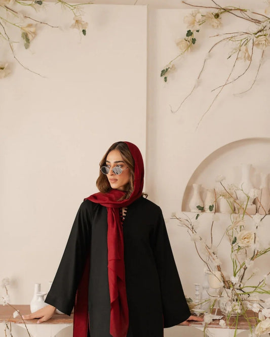 Black Storm (Embroidery 3.Pcs with Shawl)