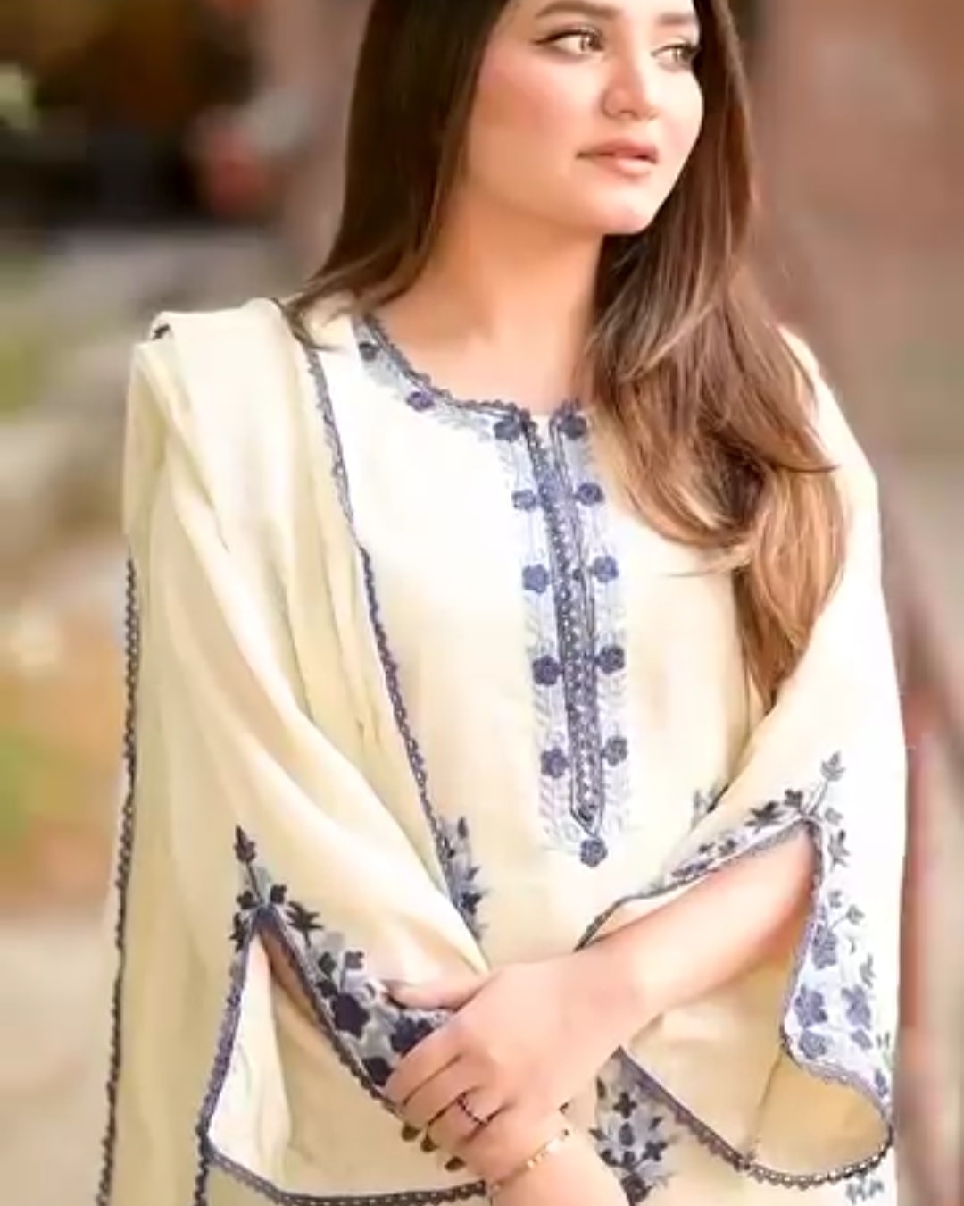 Khadi Net Embroidery (2.Pcs)