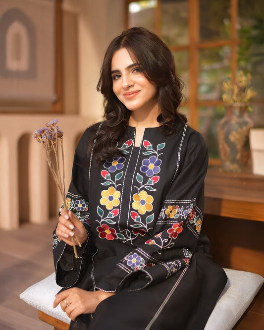 Multi Flower Embroidery (2.Pcs)