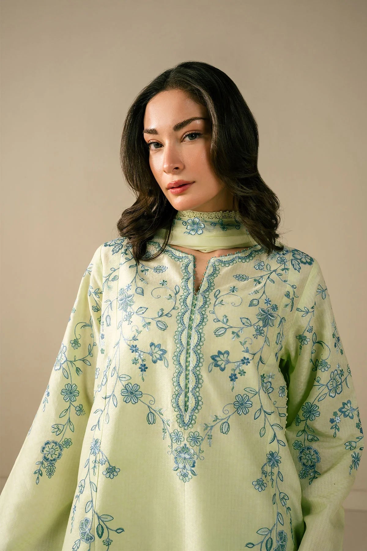 Pastel (Embroidery 3.PCs in Long Length)