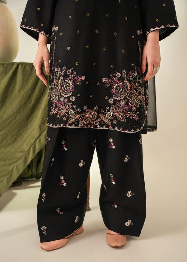 Wania (Embroidery 3.Pcs with Farshee Shalwar)
