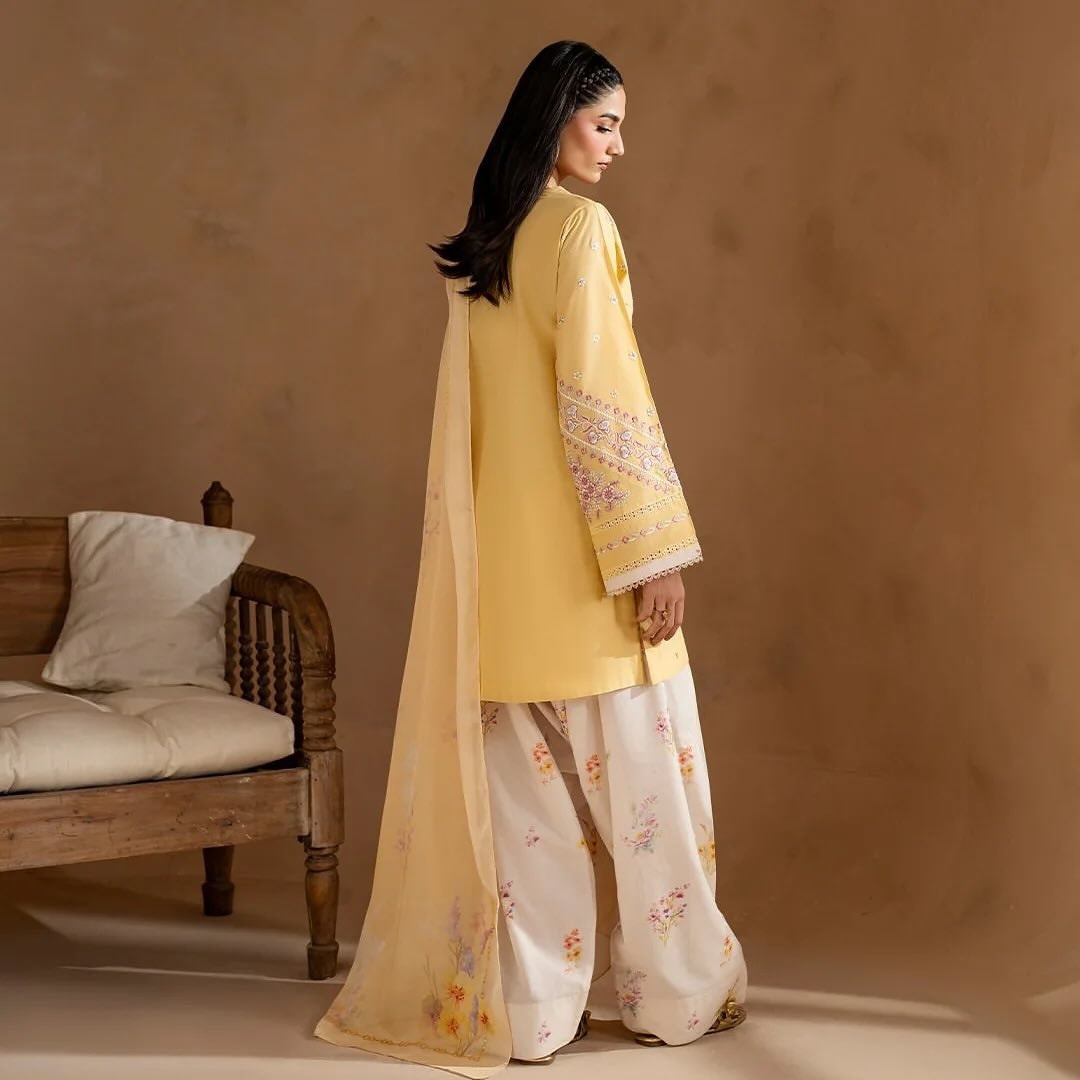 Yellow Blair Embroidery (3.Pcs)