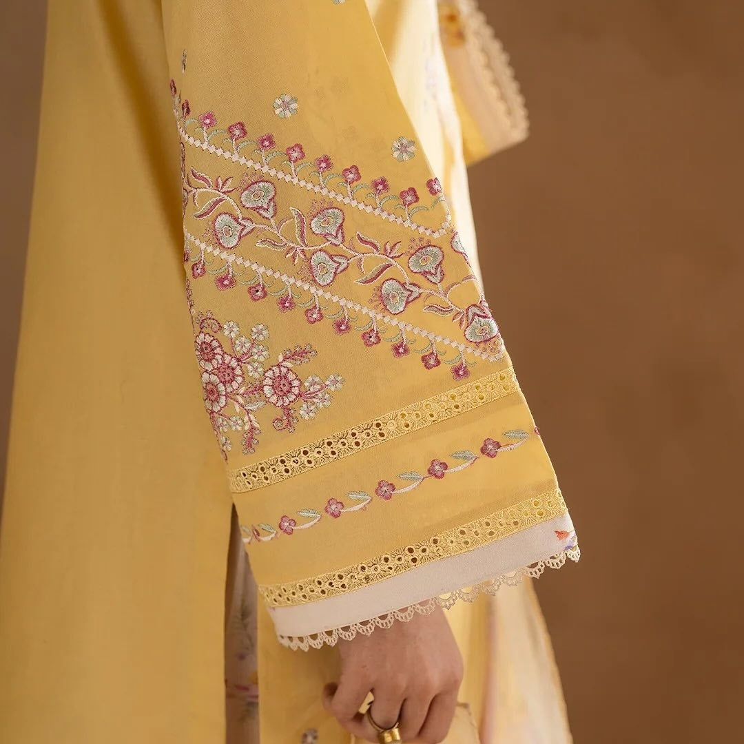 Yellow Blair Embroidery (3.Pcs)